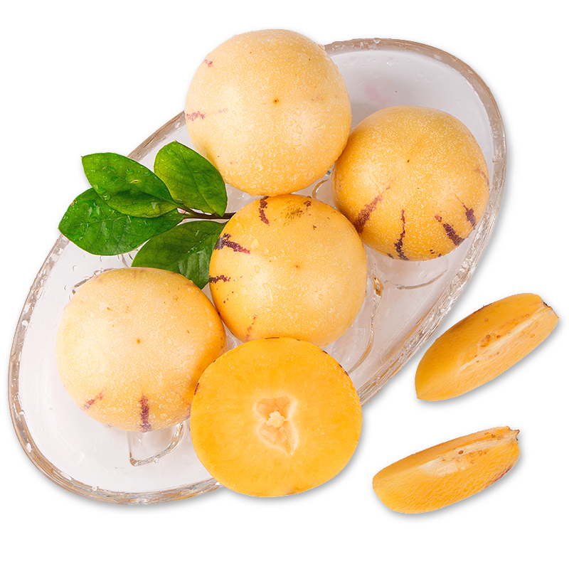 人参果！金黄圆润，果肉清甜，水润多汁，一口咬下满是自然的馈赠